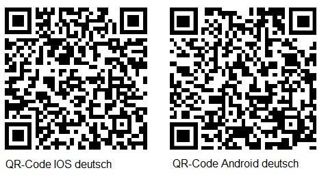 qr-Codes IOS und Android deutsch